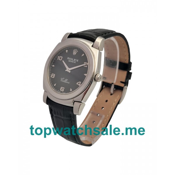 UK Black Dials Steel Rolex Cellini 5330 Replica Watches