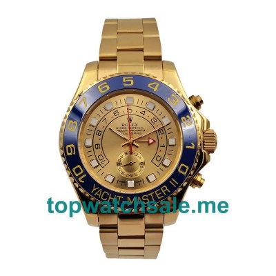 UK Champagne Dials Gold Rolex Yacht-Master II 116688 Replica Watches