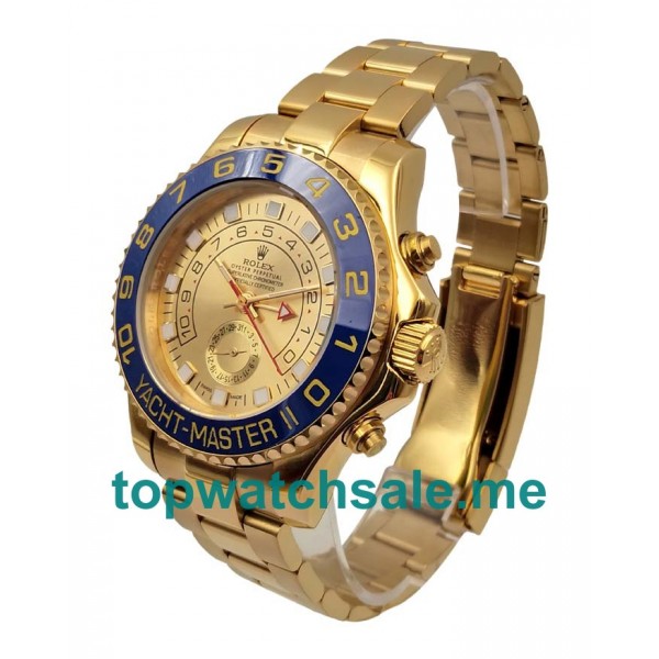 UK Champagne Dials Gold Rolex Yacht-Master II 116688 Replica Watches