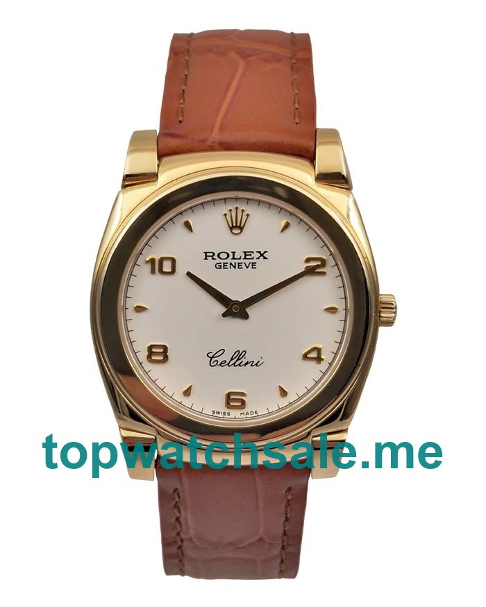 UK White Dials Gold Rolex Cellini 5330 Replica Watches