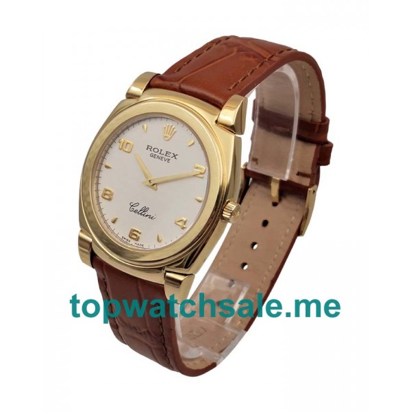 UK White Dials Gold Rolex Cellini 5330 Replica Watches