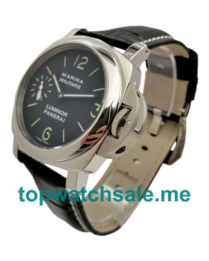 UK Black Dials Steel Panerai Luminor PAM00082 Replica Watches