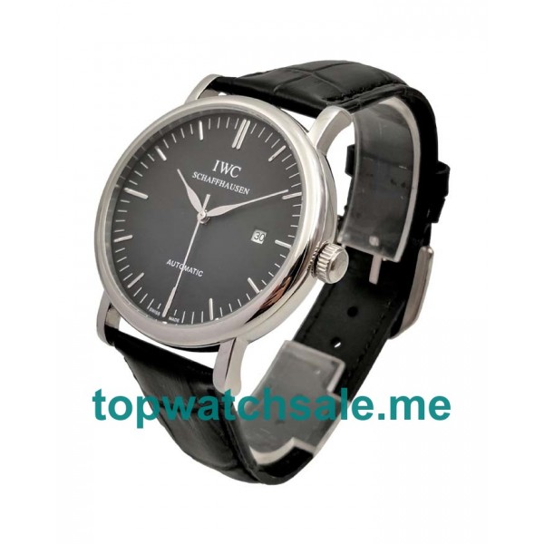 Black Dials Replica IWC Portofino IW356308 41.5 MM Automatic Watches UK