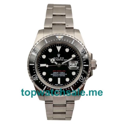 UK Black Dials Steel Rolex Sea-Dweller 126600 Replica Watches