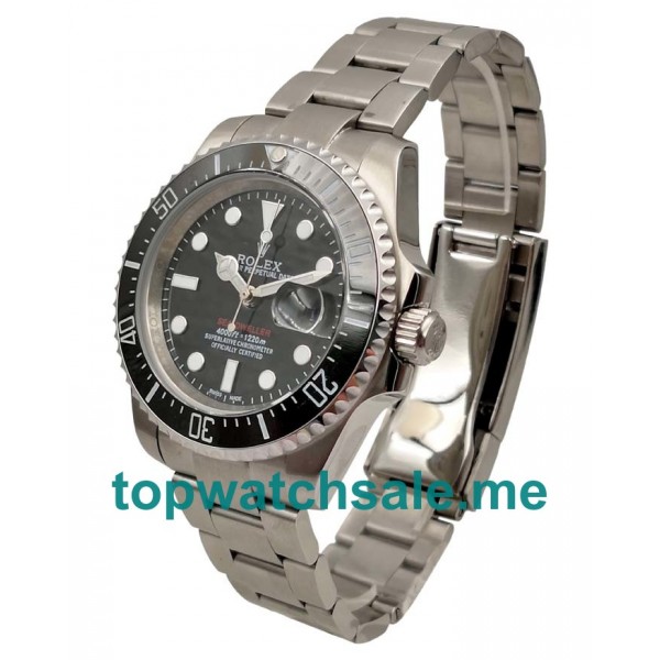 UK Black Dials Steel Rolex Sea-Dweller 126600 Replica Watches