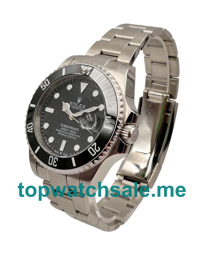 UK Black Dials And Black Bezels Rolex Submariner 116610 LN Replica Watches