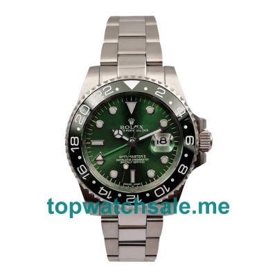 UK Green Dials Steel Rolex GMT-Master II 116710 LN Replica Watches