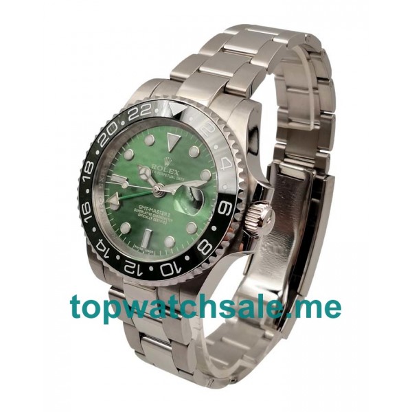 UK Green Dials Steel Rolex GMT-Master II 116710 LN Replica Watches