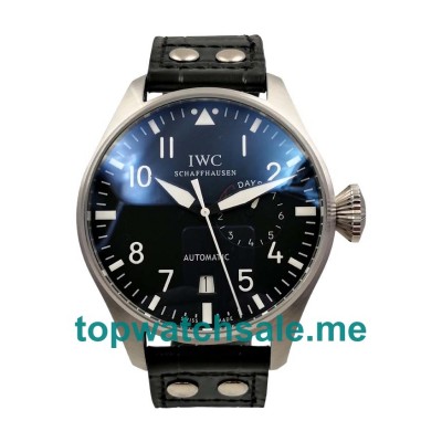 UK Black Dials Steel IWC Big Pilots IW500401 Replica Watches