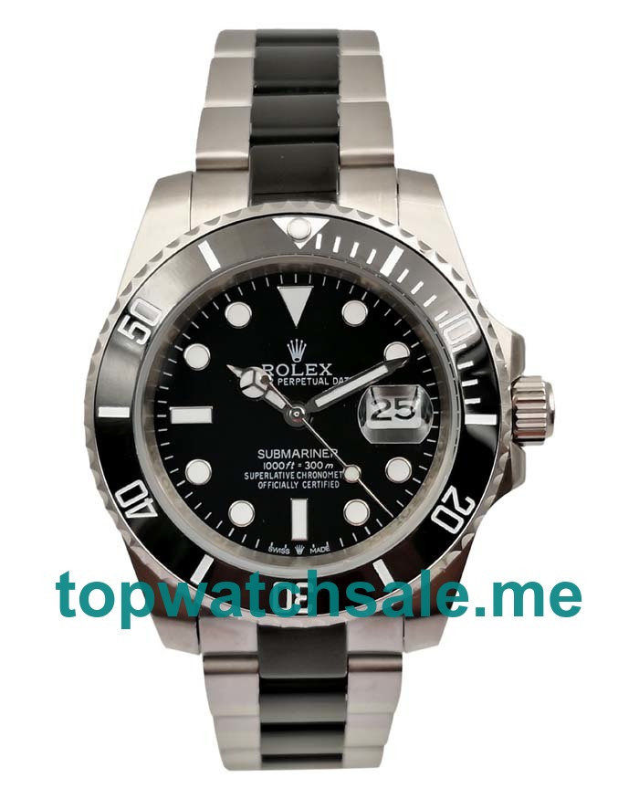 UK Black Dials Steel Rolex Submariner 116610 LN Replica Watches