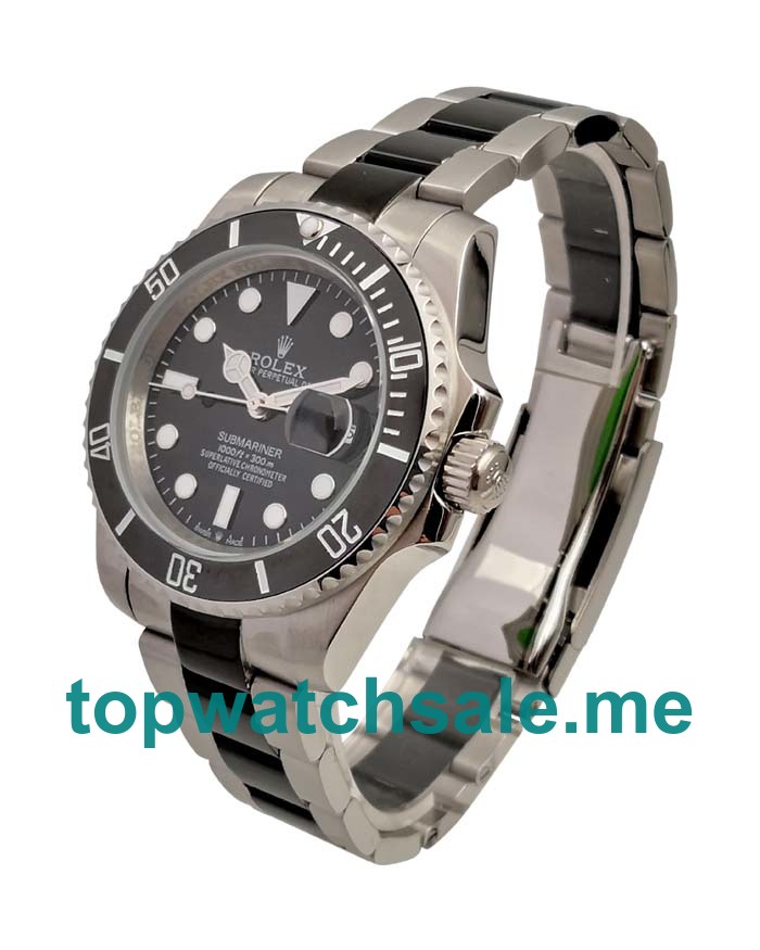 UK Black Dials Steel Rolex Submariner 116610 LN Replica Watches