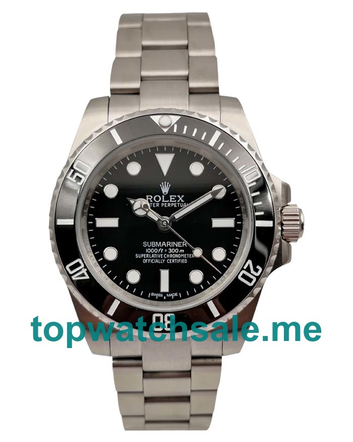 UK Black Dials Steel Rolex Submariner 114060 Replica Watches