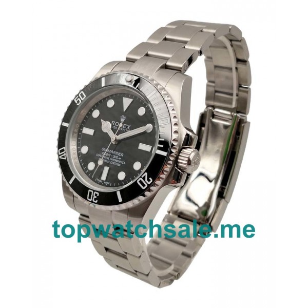 UK Black Dials Steel Rolex Submariner 114060 Replica Watches