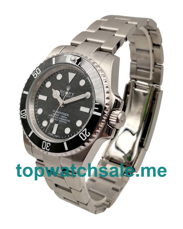 UK Black Dials Steel Rolex Submariner 114060 Replica Watches