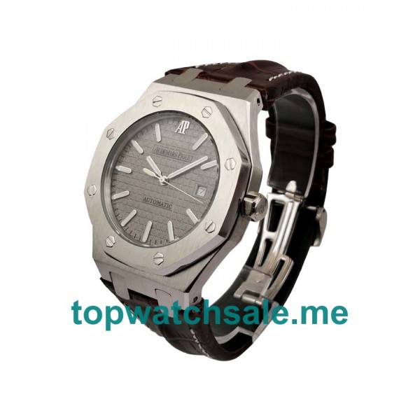 UK Gray Dials Steel Audemars Piguet Royal Oak 15300ST Replica Watches