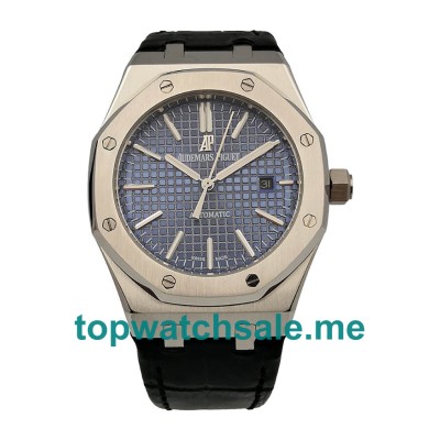 UK Blue Dials Steel Audemars Piguet Royal Oak 15400ST Replica Watches