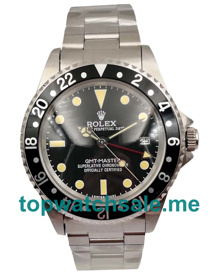 UK Black Dials Steel Rolex GMT-Master 16700 Replica Watches