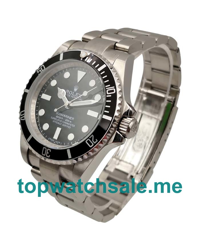 UK Black Dials Steel Rolex Submariner 114060 Replica Watches