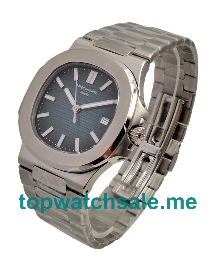 UK Blue Dials Steel Patek Philippe Nautilus 5711/1A Replica Watches