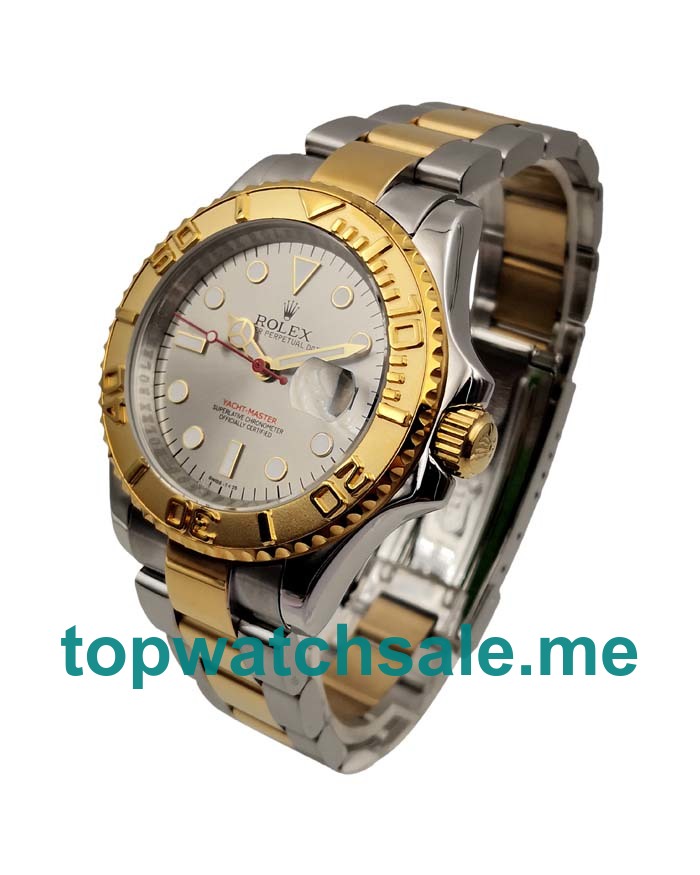 UK Gray Dials Steel And Gold Rolex Yacht-Master 16623 Replica Watches