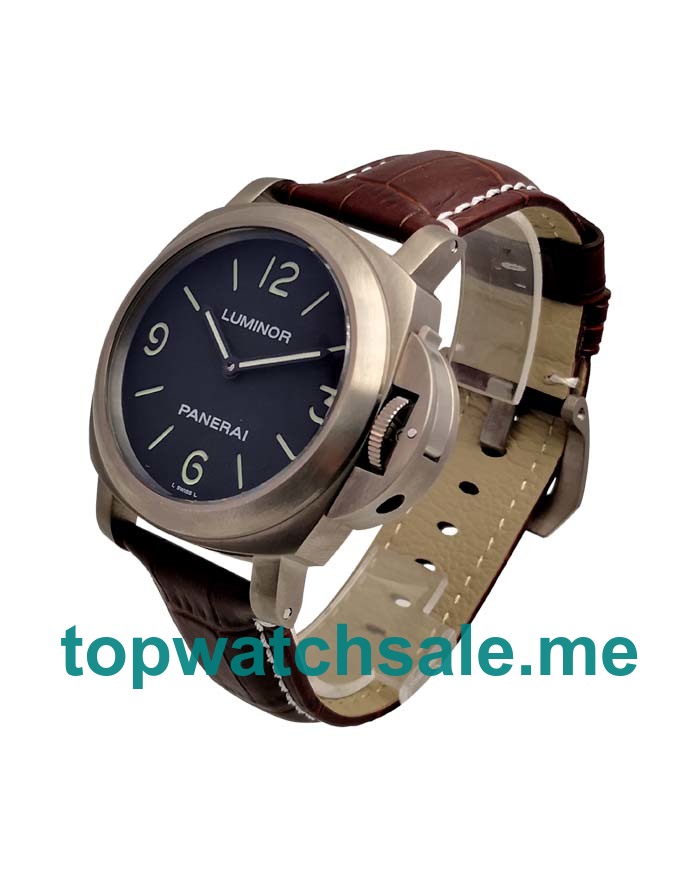 UK Black Dials Steel Panerai Luminor PAM00112 Replica Watches