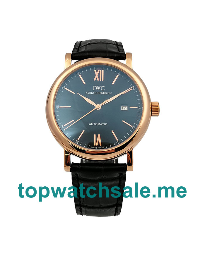 UK Rose Gold Automatic IWC Portofino IW356522 Replica Watches