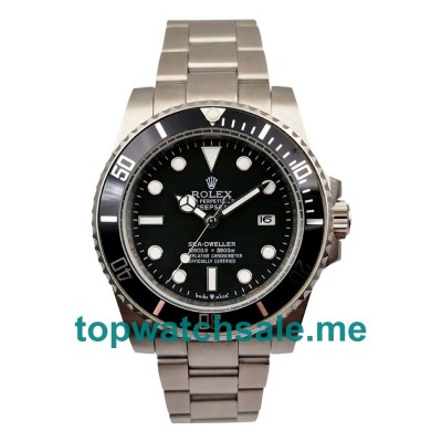 UK Black Dials Steel Rolex Sea-Dweller Deepsea 116660 Replica Watches