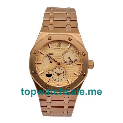 UK Rose Gold Dials Rose Gold Audemars Piguet Royal Oak 26120OR Replica Watches