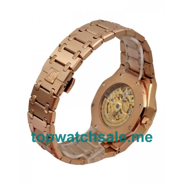 UK Rose Gold Dials Rose Gold Audemars Piguet Royal Oak 26120OR Replica Watches