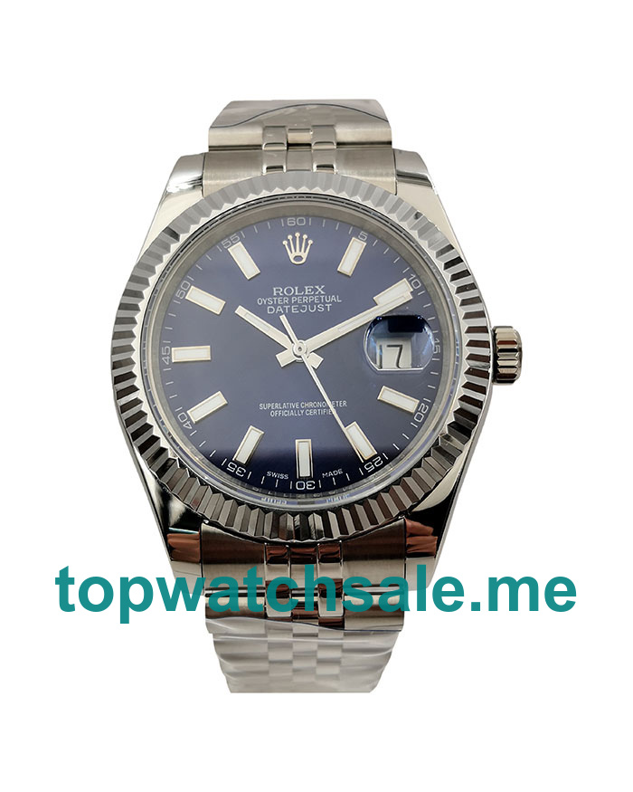 UK Blue Dials Steel Rolex Datejust 116334 Replica Watches