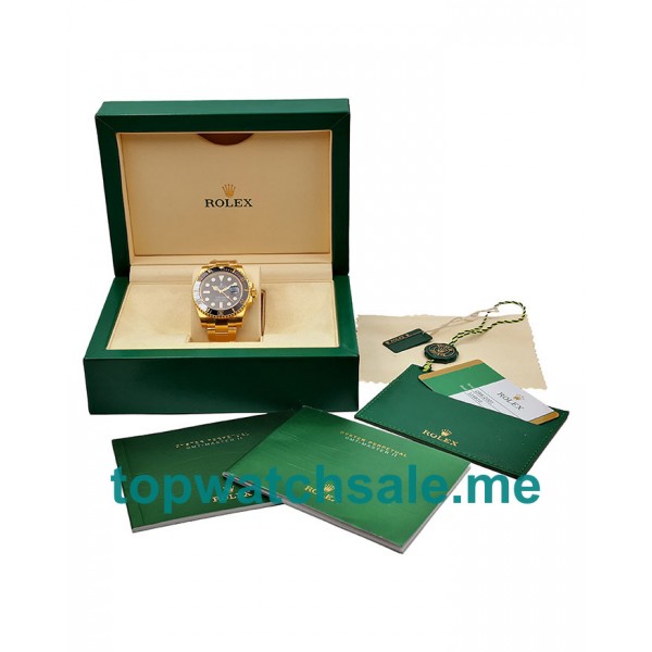 UK Black Dials Gold Rolex Submariner 116618 LN Replica Watches