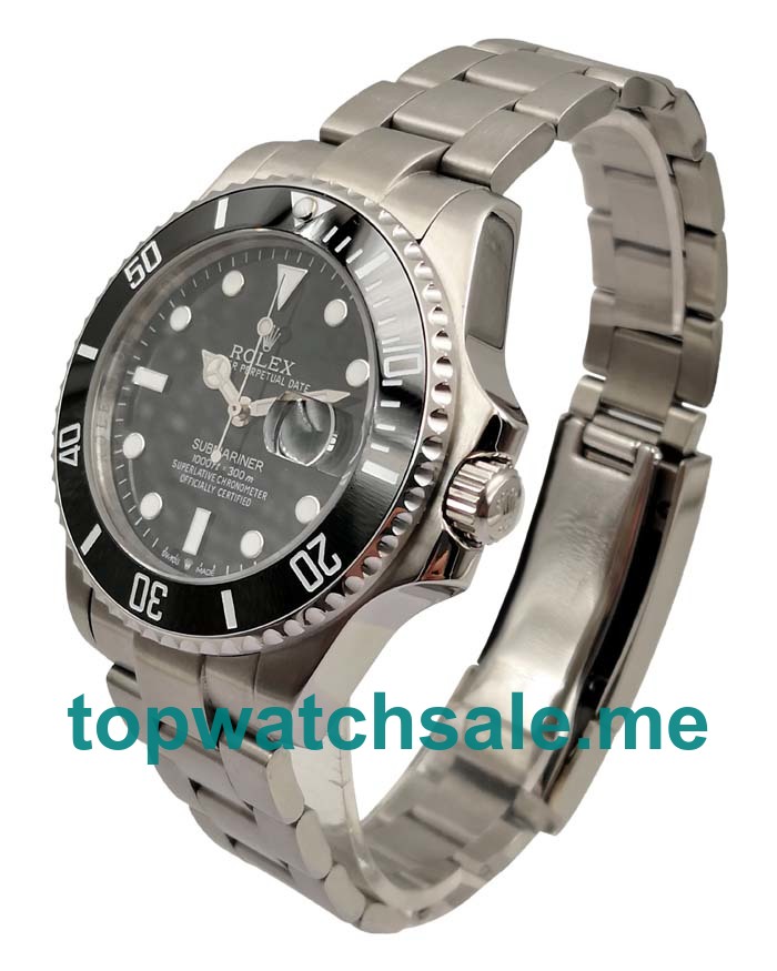 UK Black Dials Steel Rolex Submariner 116610 LN Replica Watches