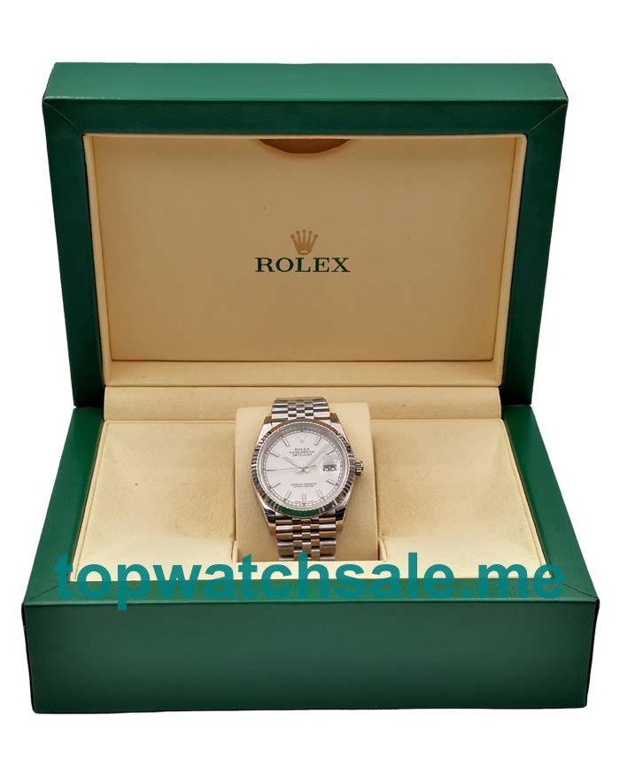 UK Silver Dials Steel Rolex Datejust 116234 Replica Watches