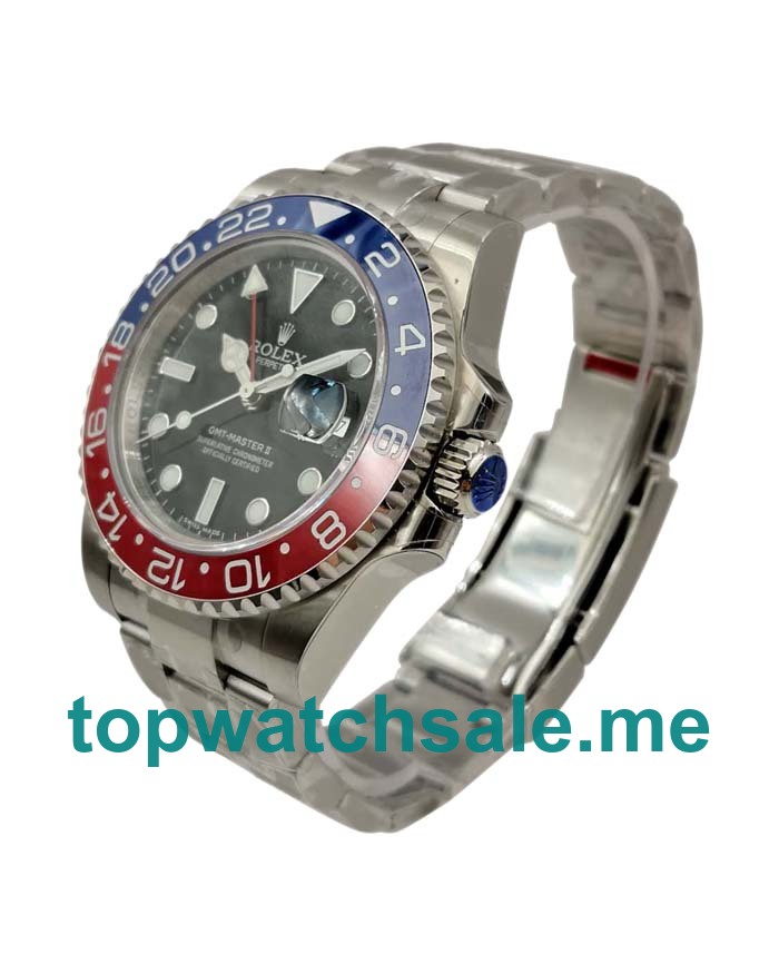 UK Black Dials Steel Rolex GMT-Master II 116719 Replica Watches