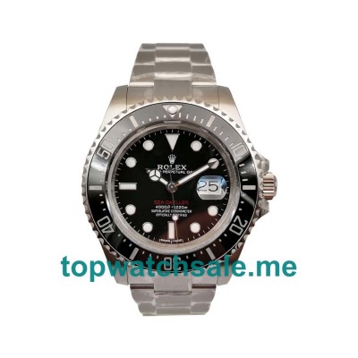 UK Black Dials Steel Rolex Sea-Dweller 126600 Replica Watches