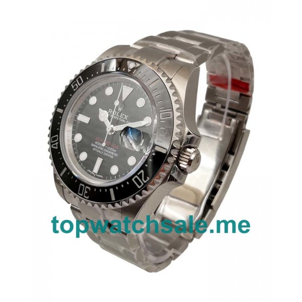 UK Black Dials Steel Rolex Sea-Dweller 126600 Replica Watches