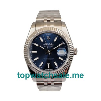 UK Blue Dials Steel Rolex Datejust 126334 Replica Watches