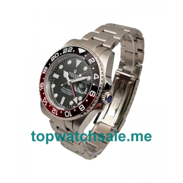 UK Black Dials Steel Rolex GMT-Master II 16710 Replica Watches