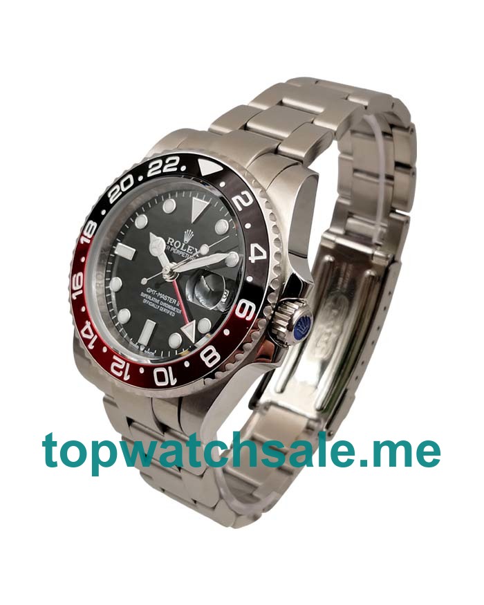 UK Black Dials Steel Rolex GMT-Master II 16710 Replica Watches