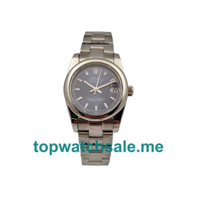 UK Blue Dials Steel Rolex Datejust 178240 Replica Watches