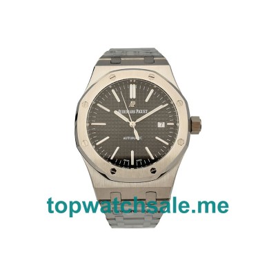 UK Black Dials Steel Audemars Piguet Royal Oak 15400ST.OO.1220ST.01 Replica Watches