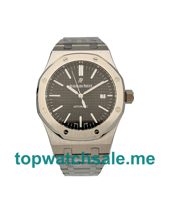 UK Black Dials Steel Audemars Piguet Royal Oak 15400ST.OO.1220ST.01 Replica Watches