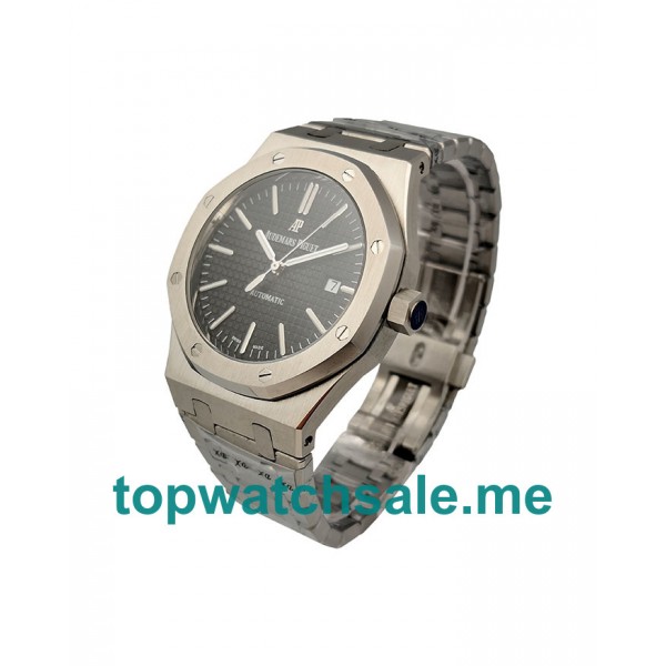 UK Black Dials Steel Audemars Piguet Royal Oak 15400ST.OO.1220ST.01 Replica Watches