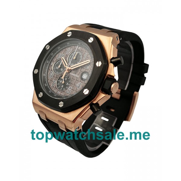 UK 43MM Black Bezels Replica Audemars Piguet Royal Oak Offshore 25940OK.OO.D002CA.01 Watches