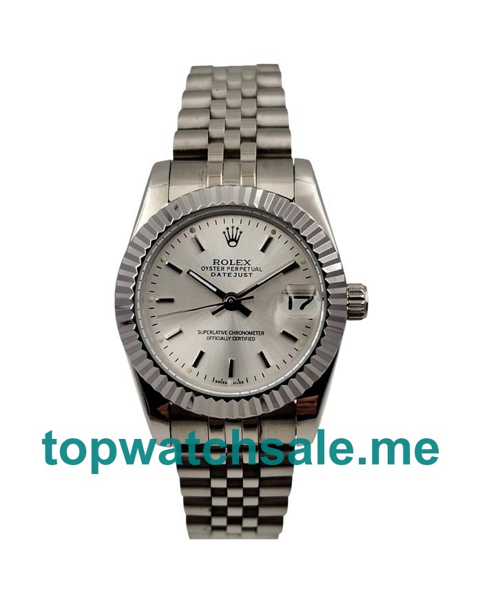 UK Silver Dials Steel Rolex Datejust 179174 Replica Watches