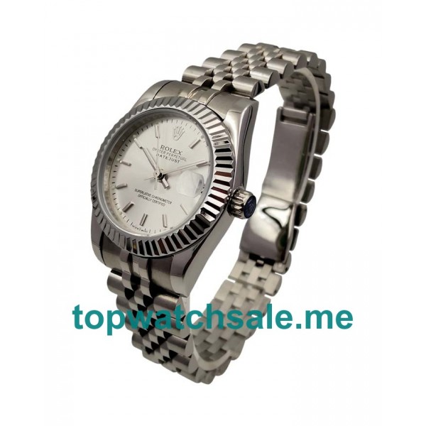 UK Silver Dials Steel Rolex Datejust 179174 Replica Watches