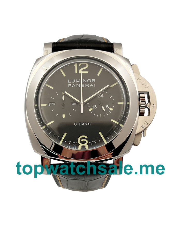 45.5MM UK Replica Panerai Luminor PAM00361 Watches With Black Dials