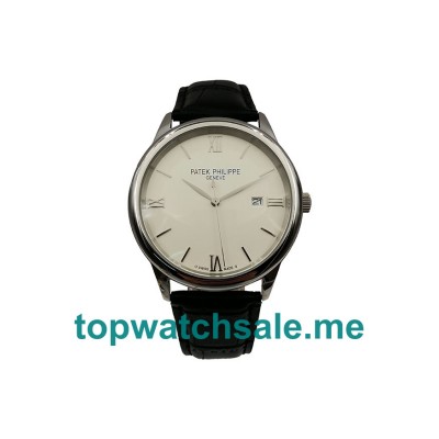 UK White Dials Steel Patek Philippe Calatrava 5227G Replica Watches