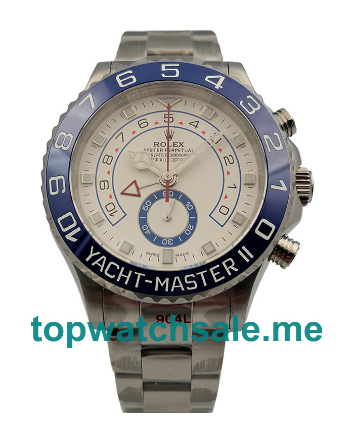 UK White Dials Steel Rolex Yacht-Master II 116680 Replica Watches