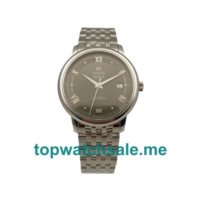 UK Gray Dials Steel Omega De Ville 424.10.40.20.06.001 Replica Watches